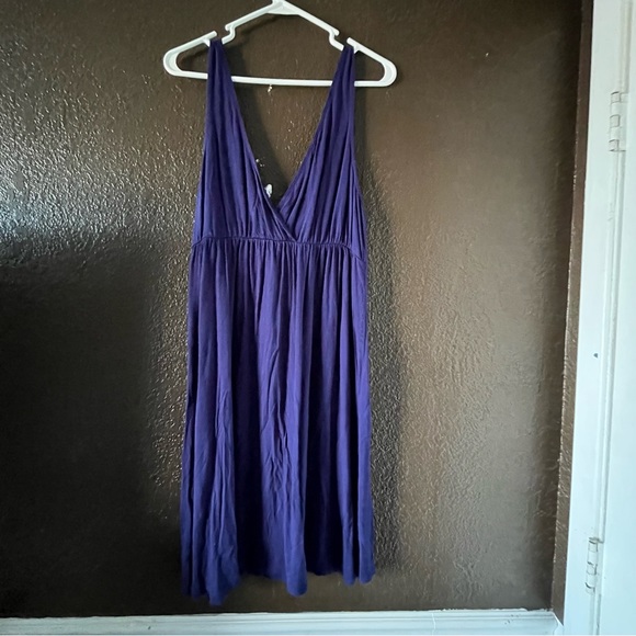 Blue Old Navy VNeck Sleeveless Dress, Size Xl - Picture 5 of 6